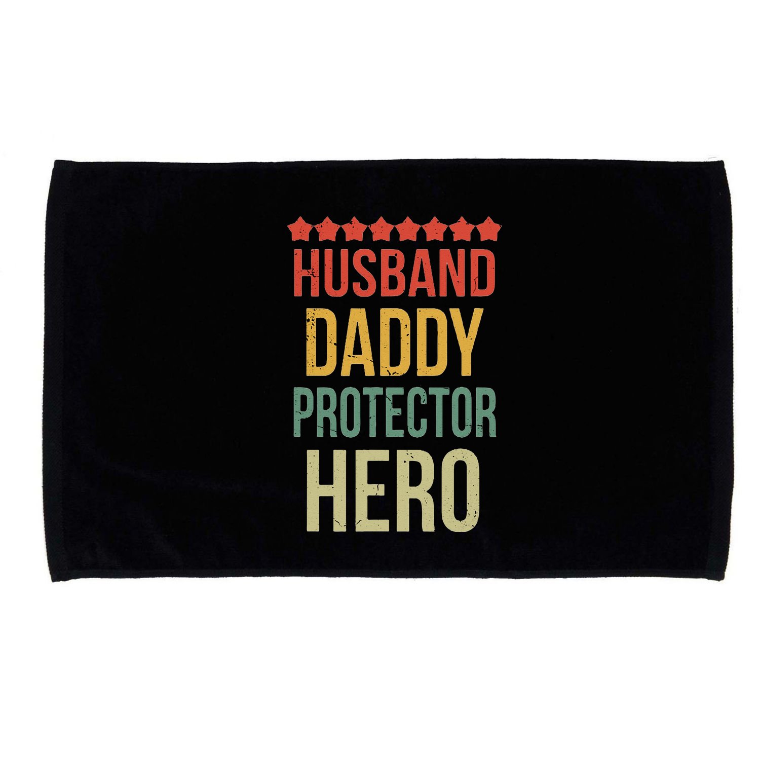 Husband Daddy Protector Hero Microfiber Hand Towel