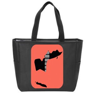 Halloween Diy Pirate Fox Belly Family Costume Foxy Zip Tote Bag