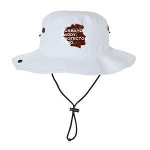 Husband Daddy Protector Hero Meaningful Gift Legacy Cool Fit Booney Bucket Hat