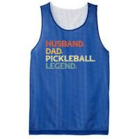 Husband Dad Pickleball Legend Vintage Pickleball Father Funny Gift Mesh Reversible Basketball Jersey Tank