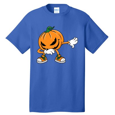 Halloween Dabbing Pumpkin Thanksgiving Day Gift Tall T-Shirt