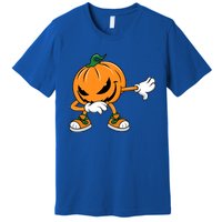 Halloween Dabbing Pumpkin Thanksgiving Day Gift Premium T-Shirt