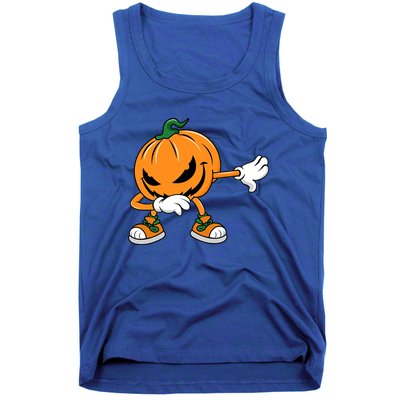 Halloween Dabbing Pumpkin Thanksgiving Day Gift Tank Top