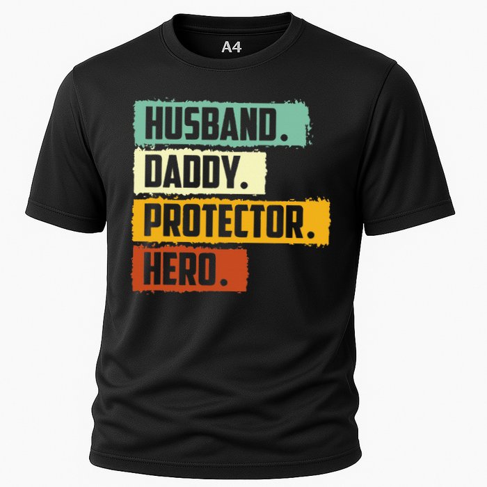 Husband Daddy Protector Hero Performance Shirt