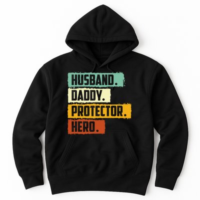 Husband Daddy Protector Hero Hoodie