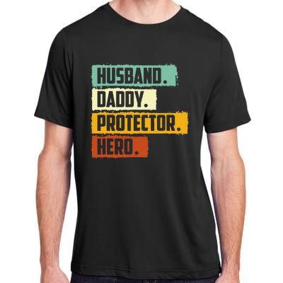 Husband Daddy Protector Hero Adult ChromaSoft Performance T-Shirt