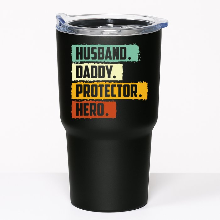 Husband Daddy Protector Hero Tumbler