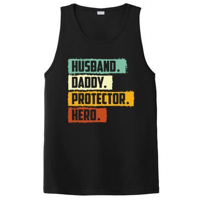 Husband Daddy Protector Hero PosiCharge Competitor Tank