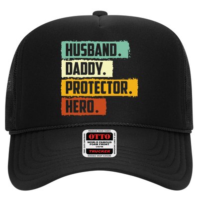 Husband Daddy Protector Hero Trucker Hat
