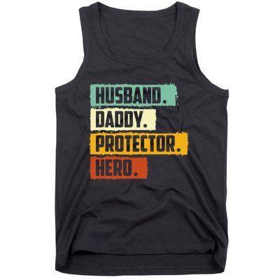 Husband Daddy Protector Hero Tank Top