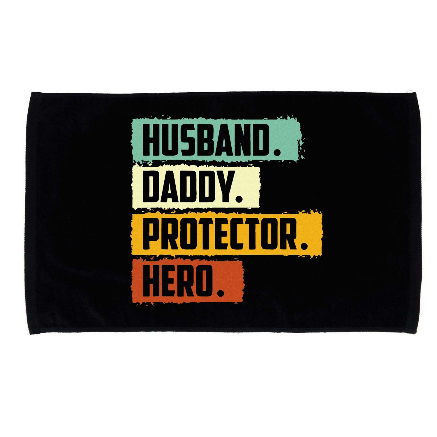 Husband Daddy Protector Hero Microfiber Hand Towel