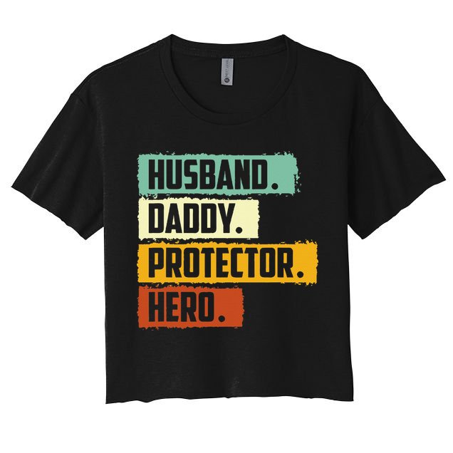 Husband Daddy Protector Hero Crop Top