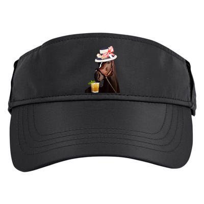 Horse Derby Party Blue Adult Drive Performance Visor