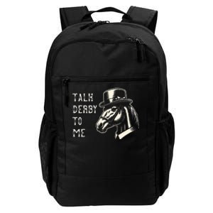 Horse Derby Party Blue Hat Talk Derby To Me Daily Commute Backpack