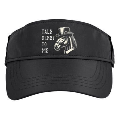 Horse Derby Party Blue Hat Talk Derby To Me Adult Drive Performance Visor