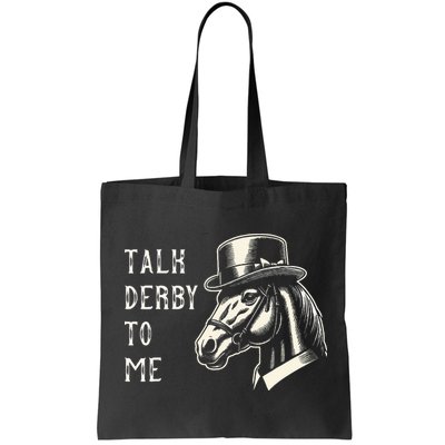 Horse Derby Party Blue Hat Talk Derby To Me Bag