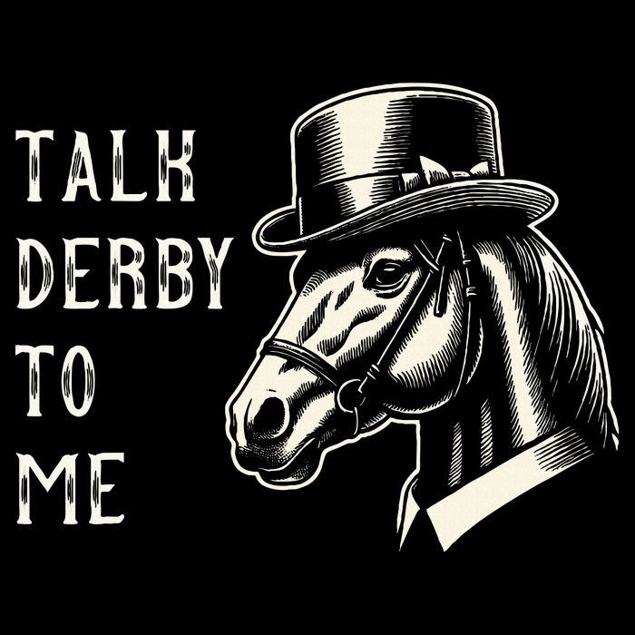Horse Derby Party Blue Hat Talk Derby To Me Womens Tank Top