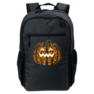 Halloween Dog Paw Pumpkin Funny Dogs Lovers Cool Gift Daily Commute Backpack