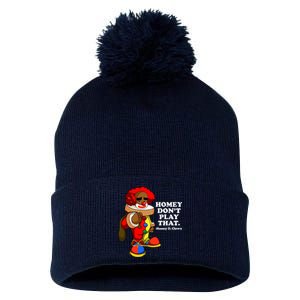 Homey Dont Play That Clown Pom Pom 12in Knit Beanie