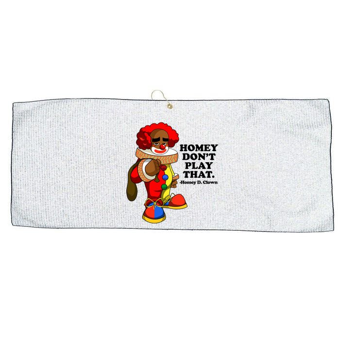 Homey Dont Play That Clown Large Microfiber Waffle Golf Towel