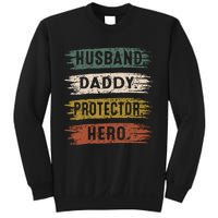 Husband Daddy Protector Hero, Father's Day Sweatshirt