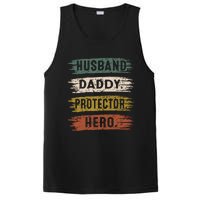 Husband Daddy Protector Hero, Father's Day PosiCharge Competitor Tank