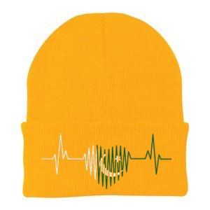 Heartbeat Design Pakistani Flag Pakistan Knit Cap Winter Beanie