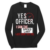 Humor Driver Police Mechanic Gift Car Mechanics Long Sleeve Shirt