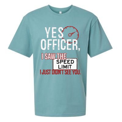 Humor Driver Police Mechanic Gift Car Mechanics Sueded Cloud Jersey T-Shirt