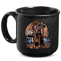 Hunting Dog Retrieving Duck Swamp Scene 15oz Campfire Ceramic Mug