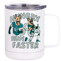 Hungry Dogs Run Faster 12 oz Stainless Steel Tumbler Cup