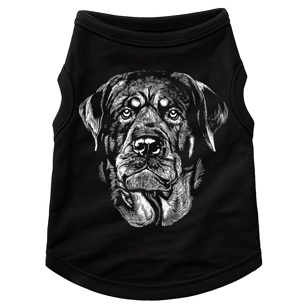 Hand Drawn Rottweiler Dog Doggie Tank
