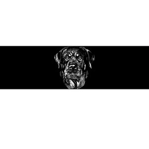 Hand Drawn Rottweiler Dog Bumper Sticker