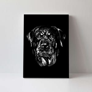 Hand Drawn Rottweiler Dog Canvas