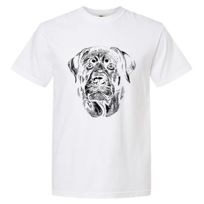 Hand Drawn Rottweiler Dog Garment-Dyed Heavyweight T-Shirt