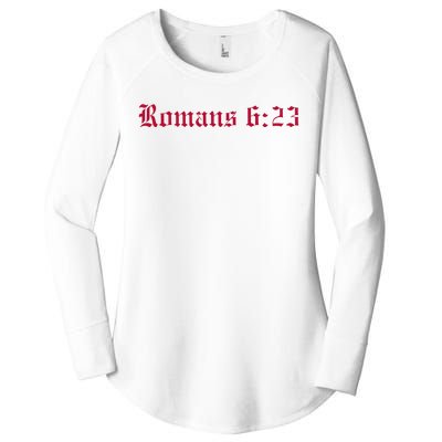 Houston Dietrich Romans 6 23 Wages Of Sin Women's Perfect Tri Tunic Long Sleeve Shirt