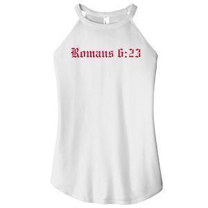 Houston Dietrich Romans 6 23 Wages Of Sin Women's Perfect Tri Rocker Tank