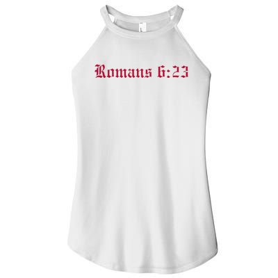 Houston Dietrich Romans 6 23 Wages Of Sin Women’s Perfect Tri Rocker Tank