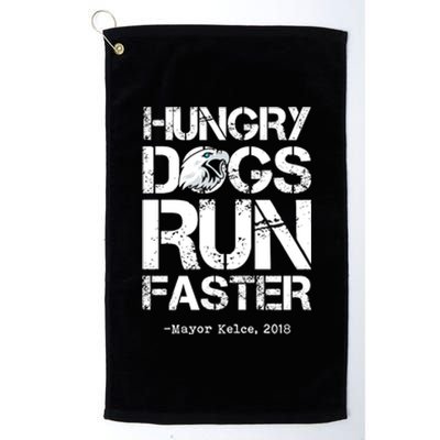 Hungry Dogs Run Faster Platinum Collection Golf Towel