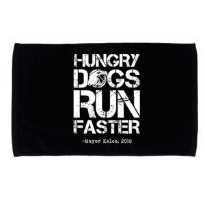 Hungry Dogs Run Faster Microfiber Hand Towel