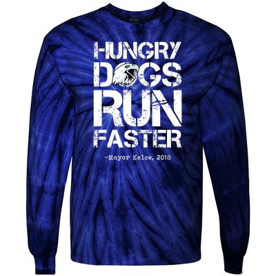 Hungry Dogs Run Faster Tie-Dye Long Sleeve Shirt