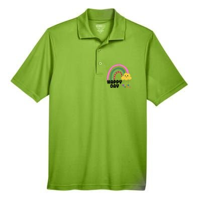 Happy Day Retro 80s Sunshine Men's Origin Performance Piqué Polo