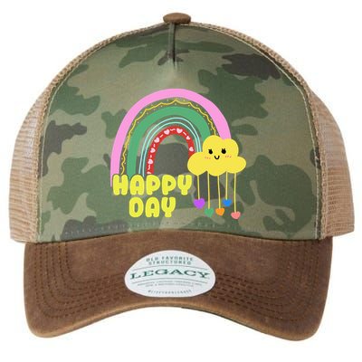 Happy Day Retro 80s Sunshine Legacy Tie Dye Trucker Hat