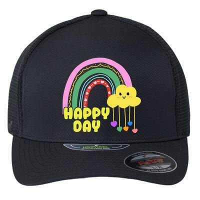 Happy Day Retro 80s Sunshine Flexfit Unipanel Trucker Cap