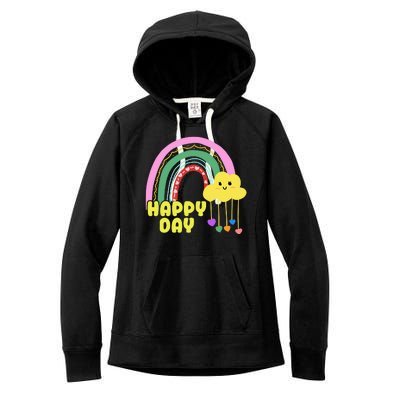 Happy Day Retro 80s Sunshine Women's Fleece Hoodie