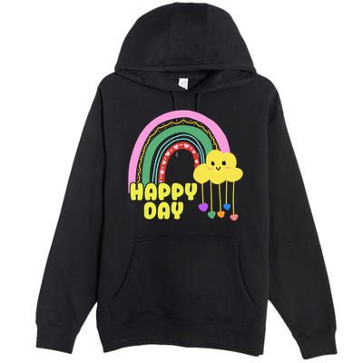 Happy Day Retro 80s Sunshine Premium Pullover Hoodie