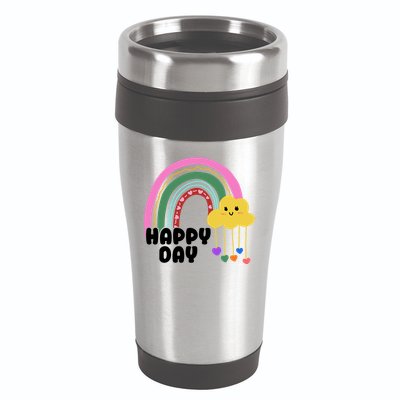 Happy Day Retro 80s Sunshine 16oz Travel Tumbler