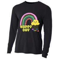 Happy Day Retro 80s Sunshine Cooling Performance Long Sleeve Crew