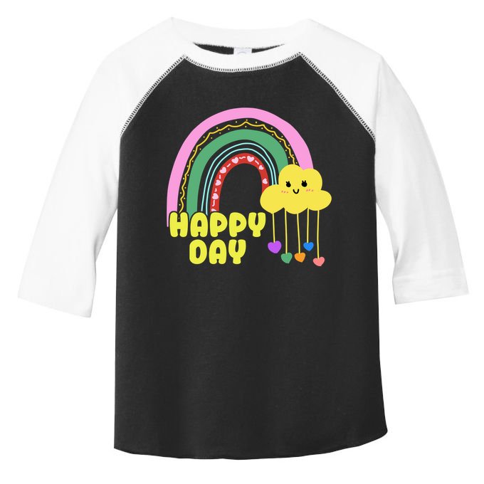 Happy Day Retro 80s Sunshine Toddler Fine Jersey T-Shirt