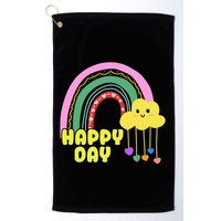 Happy Day Retro 80s Sunshine Golf Towel